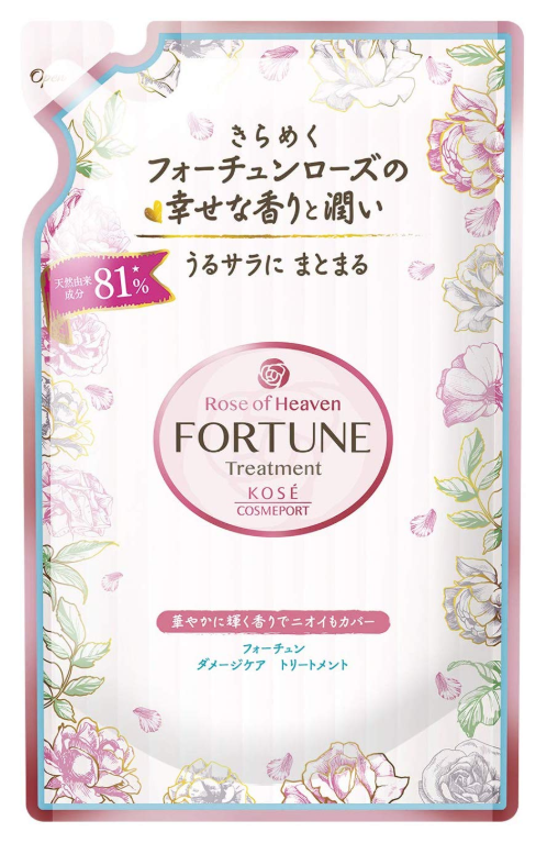 KOSE 포춘 트리트먼트 리필 350mL (장미 향기)