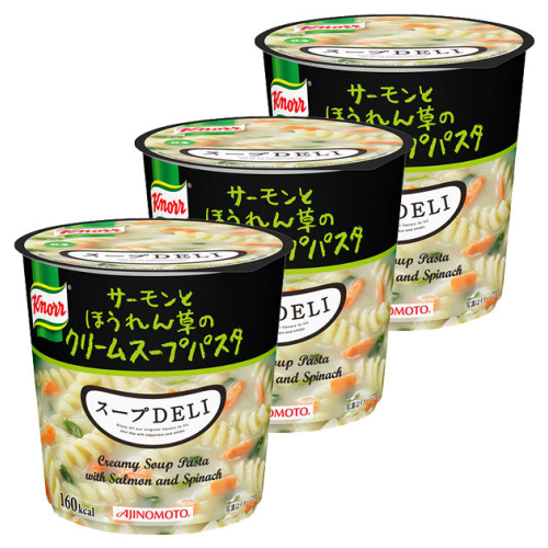 아지노모토 컵스프 연어와 시금치 (3개세트)