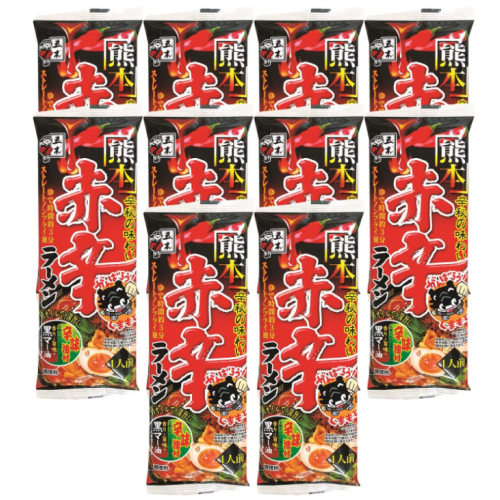 이츠키식품 구마모토 빨간색 신라면 120g (10개 세트)