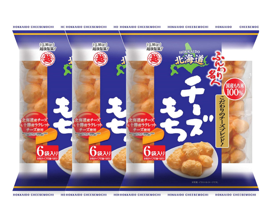에치고제과 명인 홋카이도 치즈모찌 3개 세트