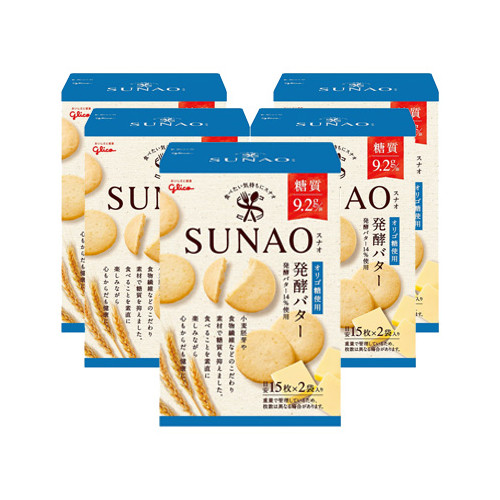 에자키 글리코 SUNAO(스나오) 발효 버터 쿠키 (5개 세트)