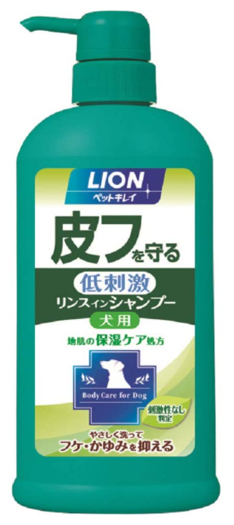 라이온 애견용 피부보호 샴푸린스 펌프용 550ml