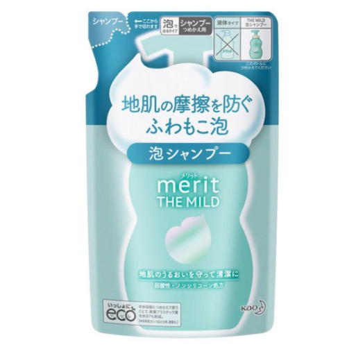 메리트 더 마일드 거품 샴푸 리필 440ml