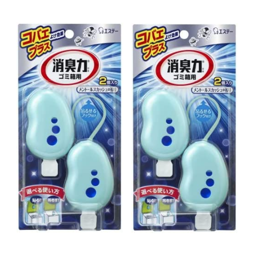 쓰레기통 탈취제 맨톨향기 2개입 2개 세트