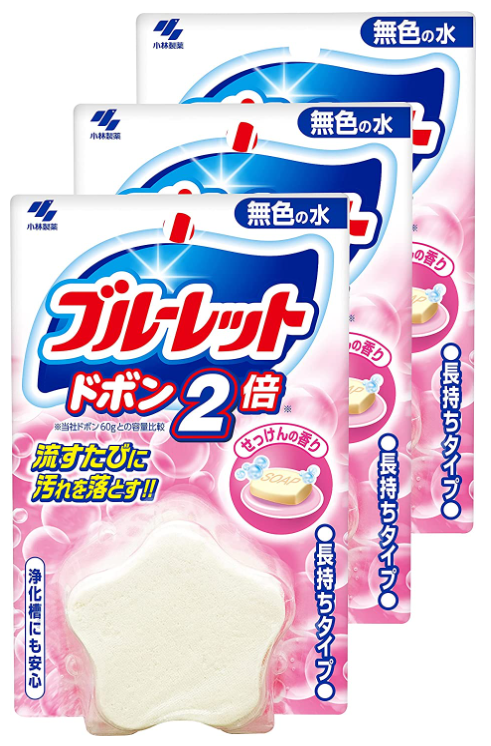 블루렛토 물탱크 세정제 120g 3개 세트