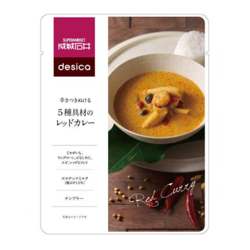 나루조이시이 desica 매운 5종류의 레드 카레 150g