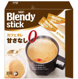 AGF 브랜디 스틱 달지 않은 카페오레 100개입