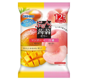 오리히로 곤약젤리 파우치 망고 백도 12개입